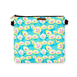 Purple Floral Sling Bag