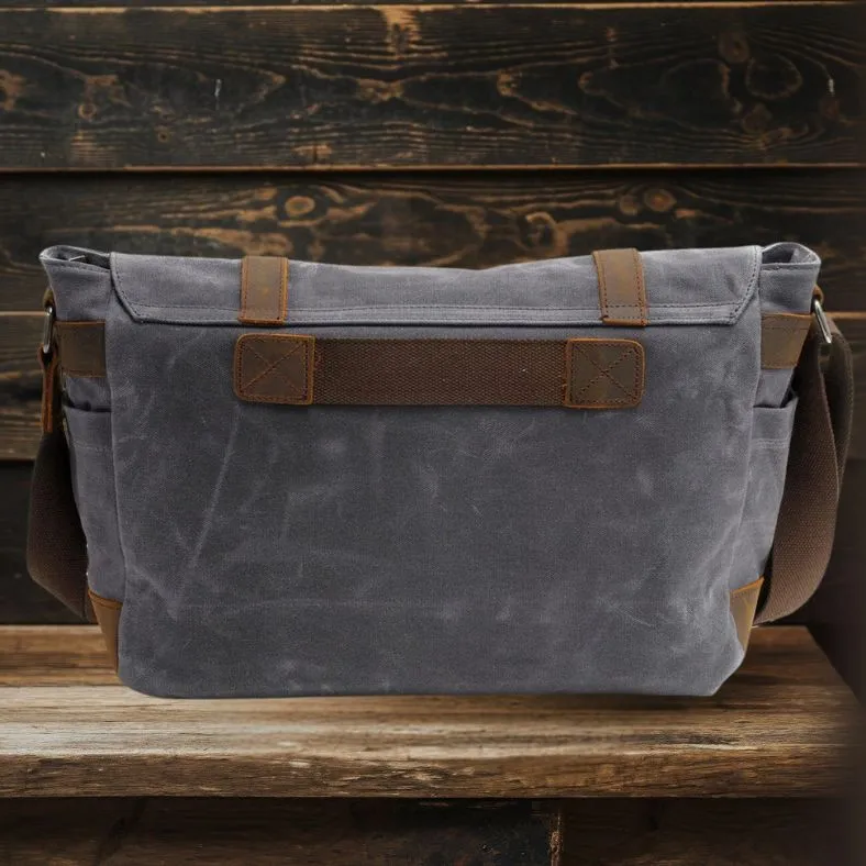 RENO Laptop Canvas Messenger Bag