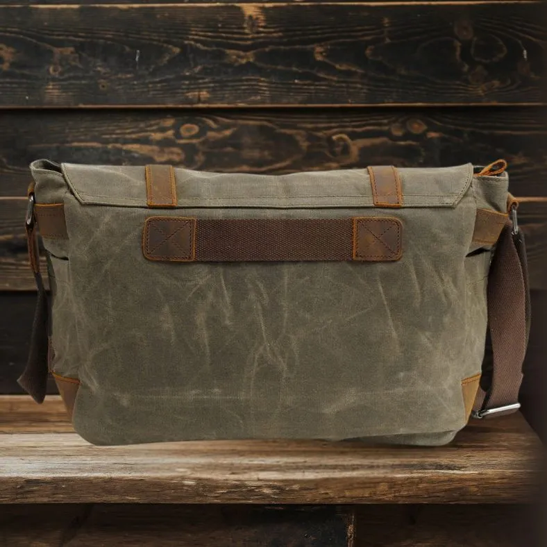 RENO Laptop Canvas Messenger Bag