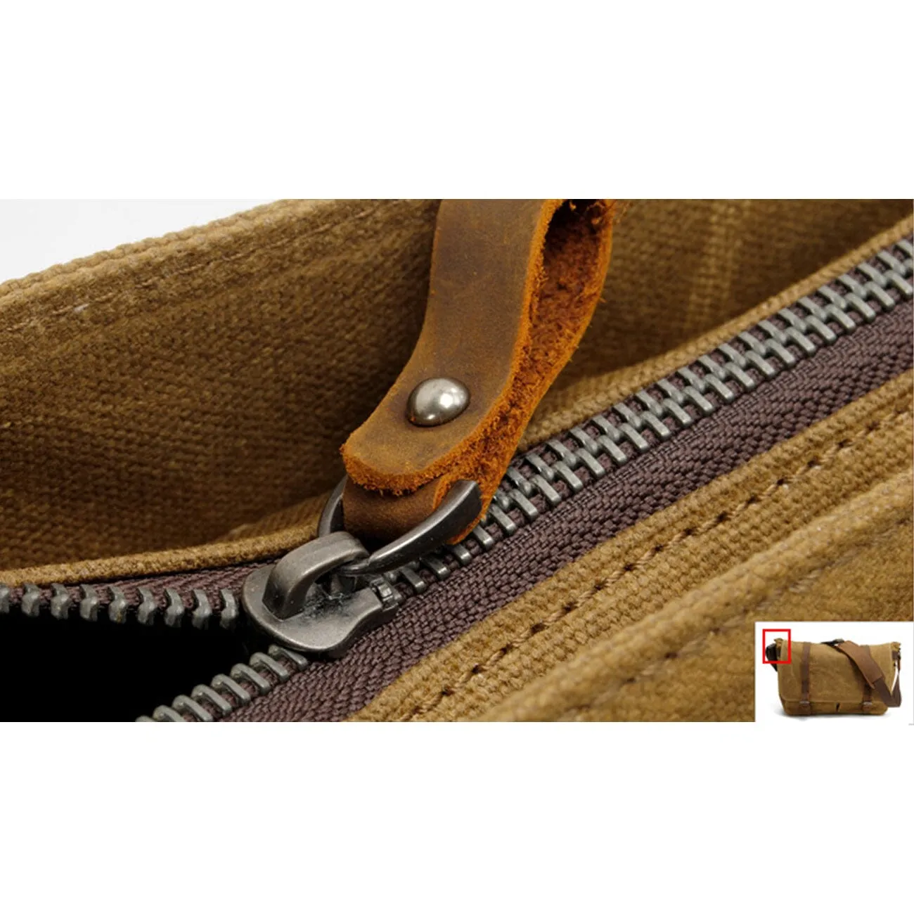 RENO Laptop Canvas Messenger Bag