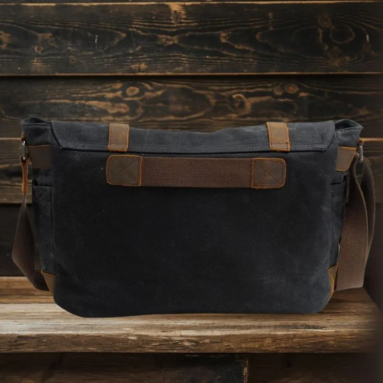 RENO Laptop Canvas Messenger Bag