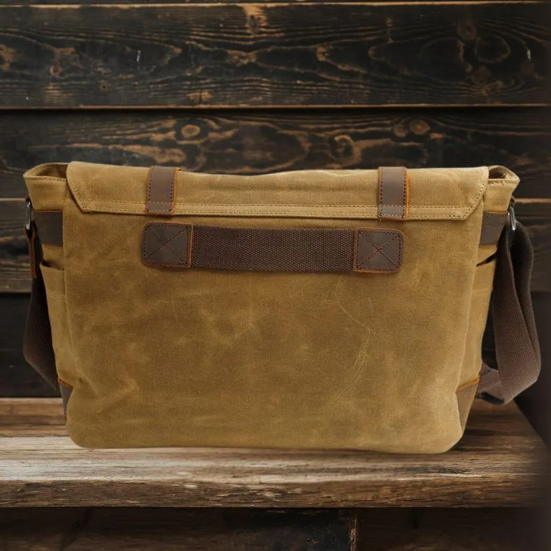 RENO Laptop Canvas Messenger Bag