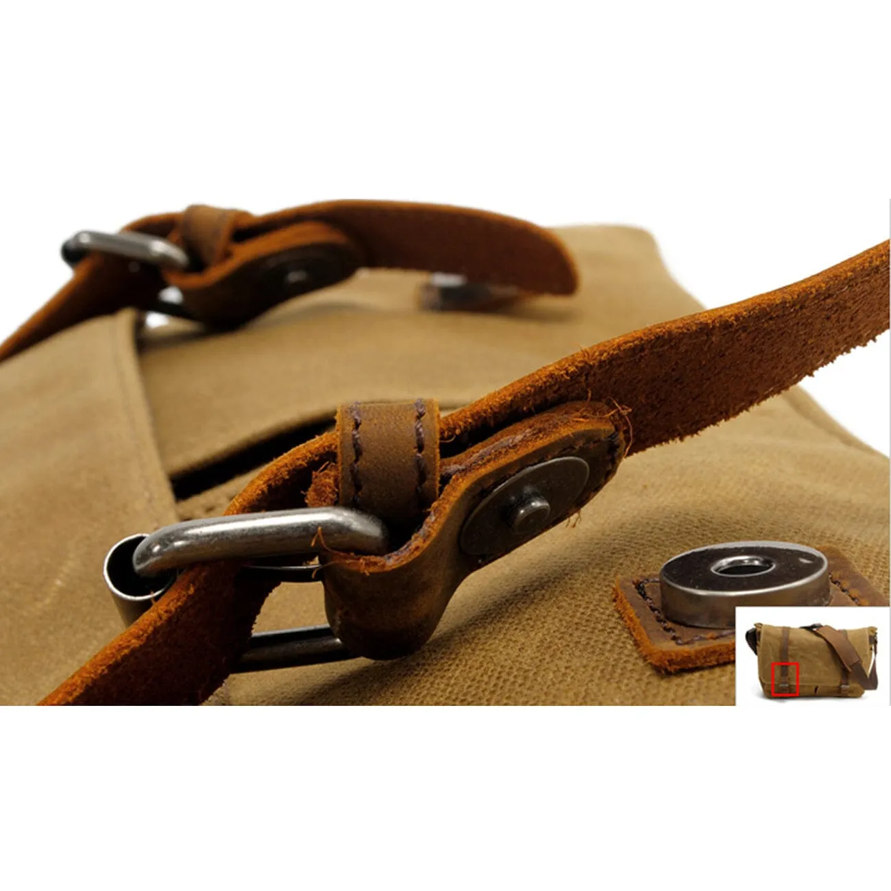 RENO Laptop Canvas Messenger Bag