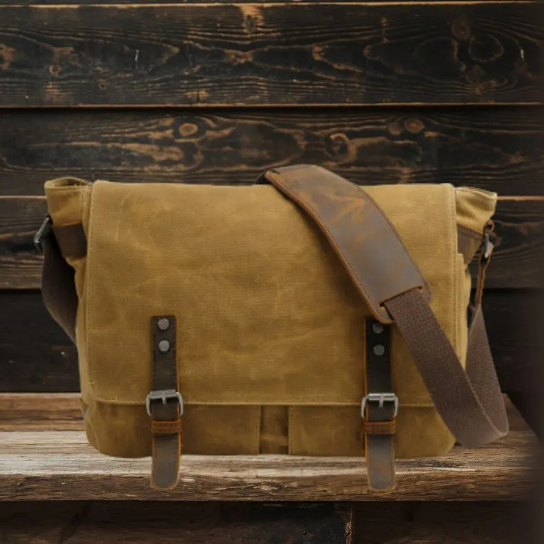 RENO Laptop Canvas Messenger Bag