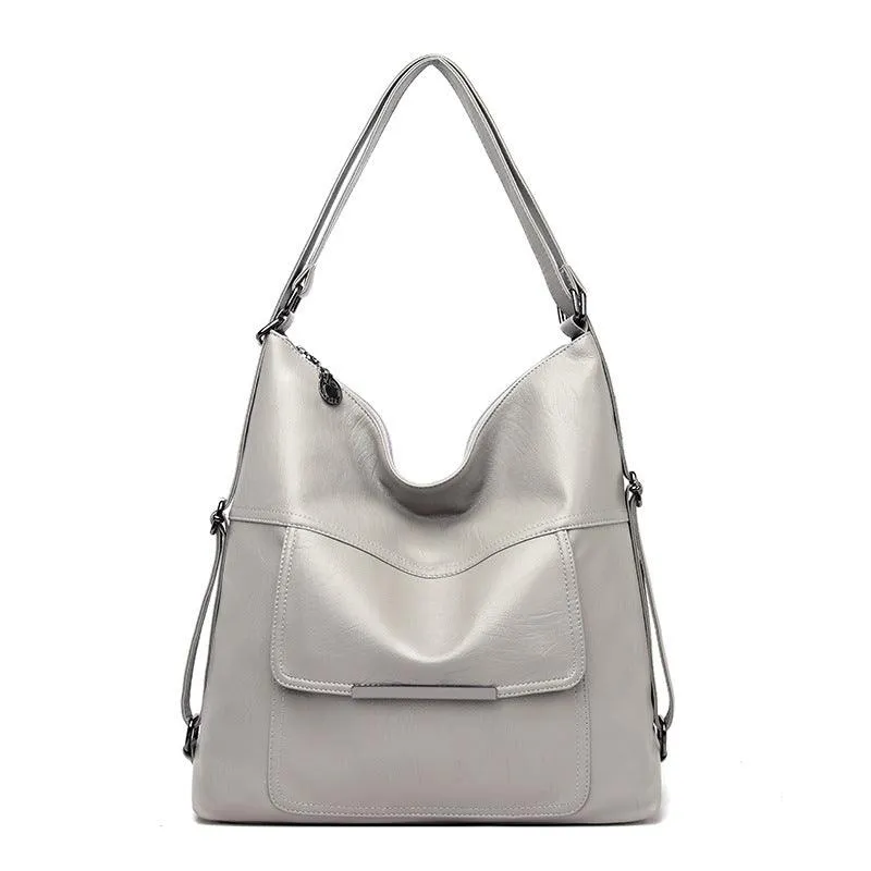 Retro Large Capacity Single Shoulder Messenger Backpack