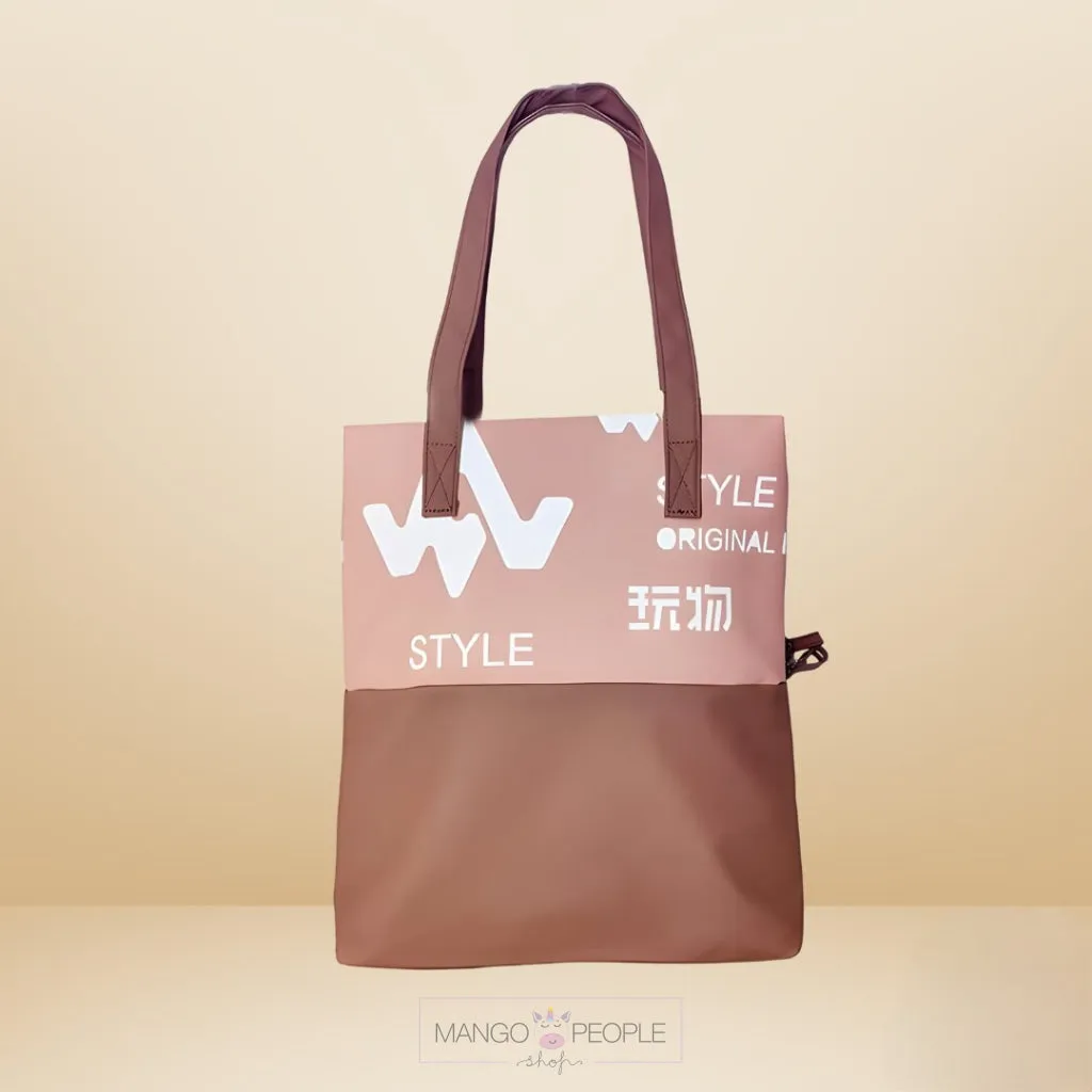RITZY WOW TOTE BAG - DUAL SHADE