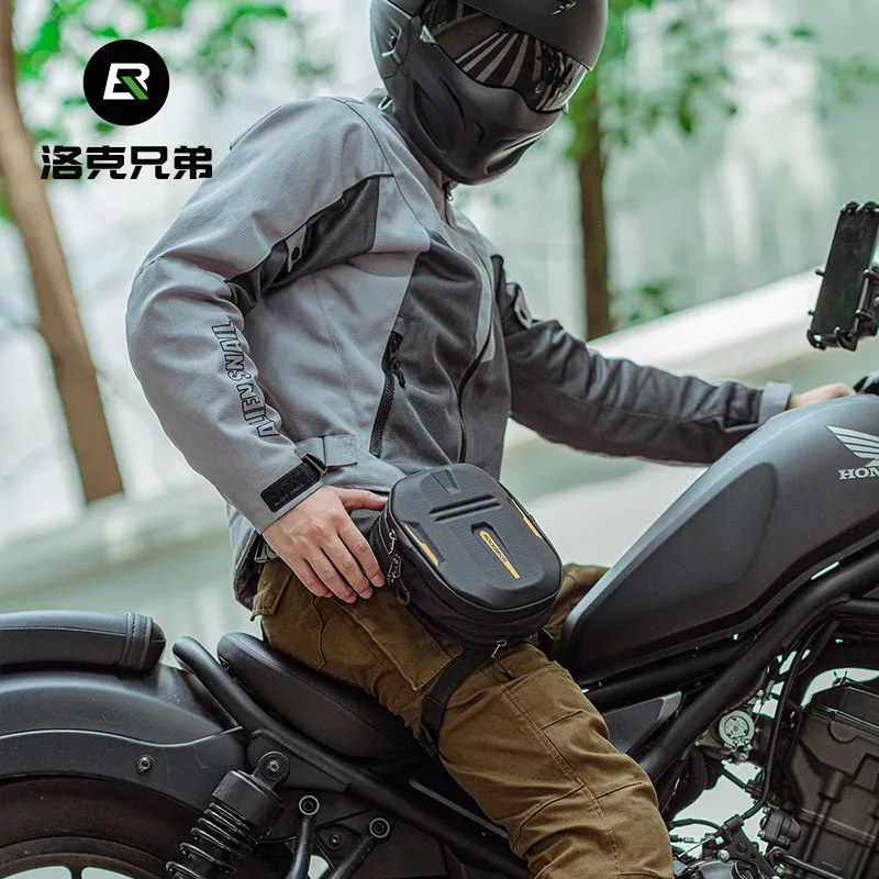 ROCKBROS Motorcycle Leg Bag for Men Women Waterproof Multifunctional Belt Bag Cycling Magnetic Backpack Waist Bag
