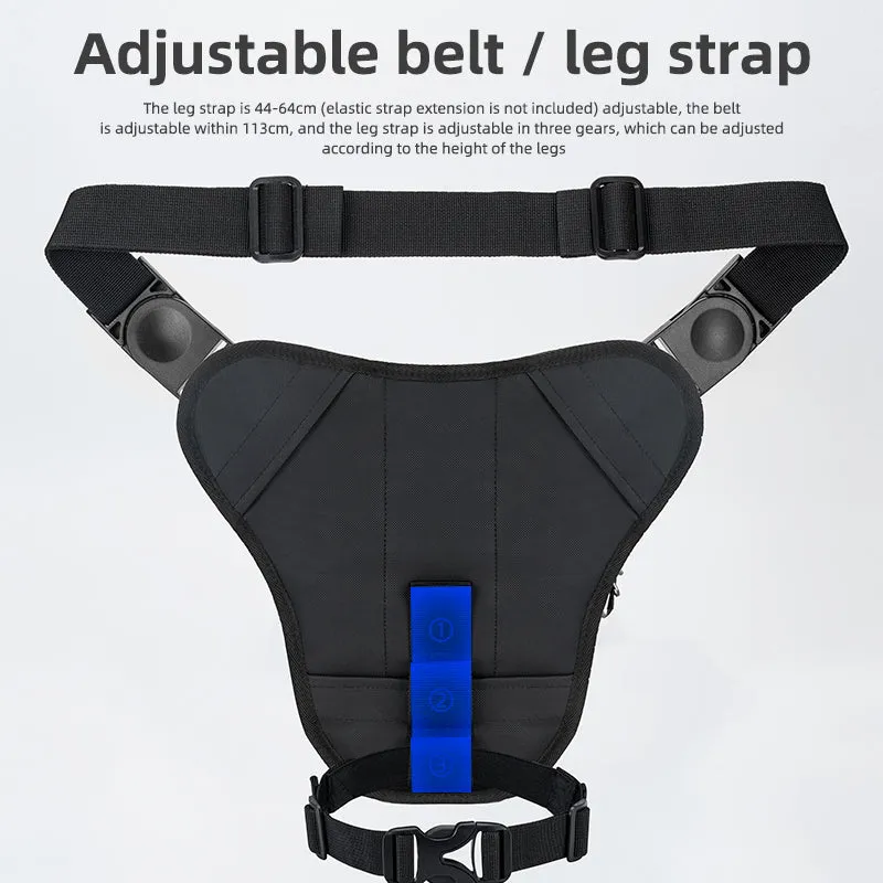 ROCKBROS Motorcycle Leg Bag for Men Women Waterproof Multifunctional Belt Bag Cycling Magnetic Backpack Waist Bag
