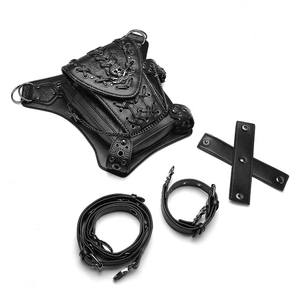 Skull Locomotive Ladies One-shoulder Messenger Bag Travel