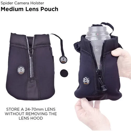 SpiderPro Camera Holster Medium Lens Pouch