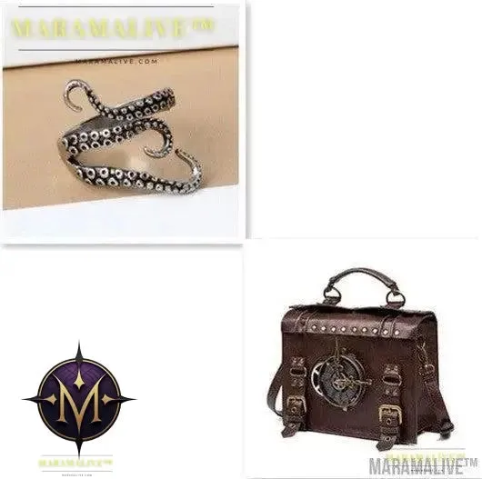 Steampunk industrial retro style shoulder bag For the Steampunk Fan inside you