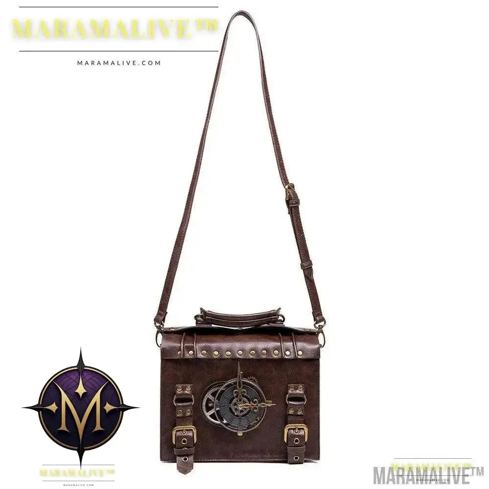 Steampunk industrial retro style shoulder bag For the Steampunk Fan inside you