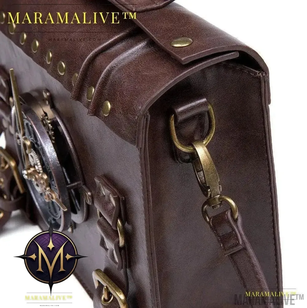 Steampunk industrial retro style shoulder bag For the Steampunk Fan inside you