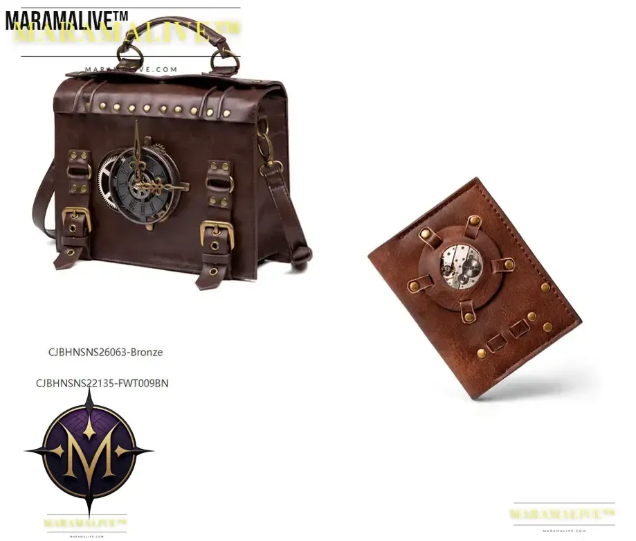 Steampunk ladies long wallet For Adventurers