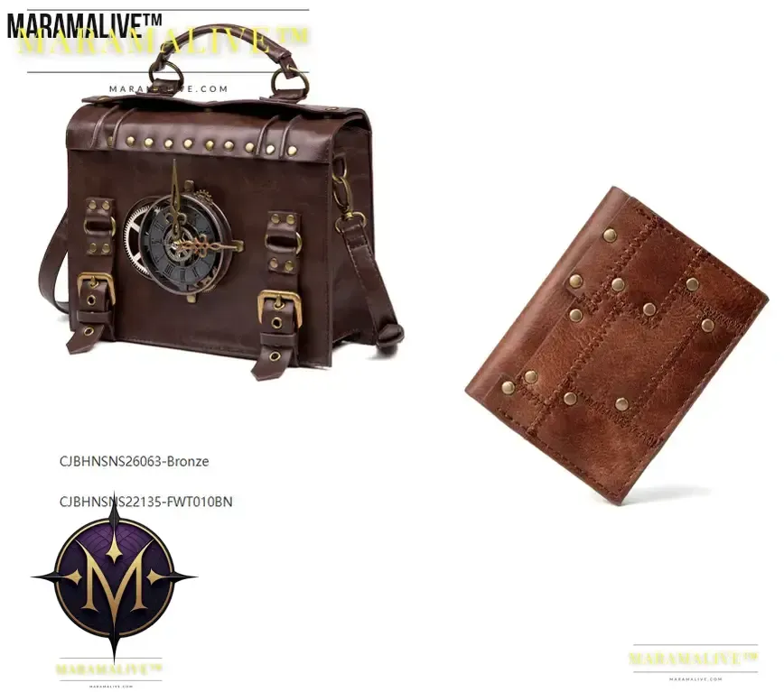 Steampunk ladies long wallet For Adventurers