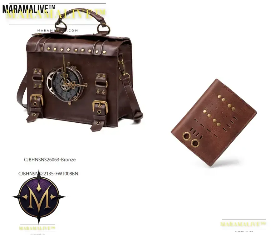 Steampunk ladies long wallet For Adventurers