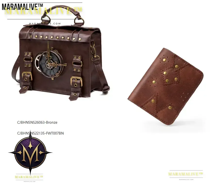 Steampunk ladies long wallet For Adventurers