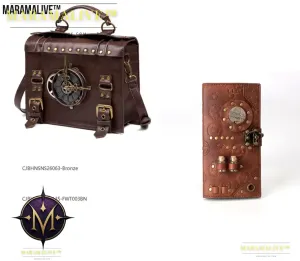 Steampunk ladies long wallet For Adventurers