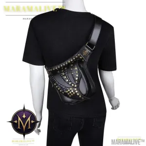 Steampunk Rock Locomotive Bag Shoulder Messenger Bag