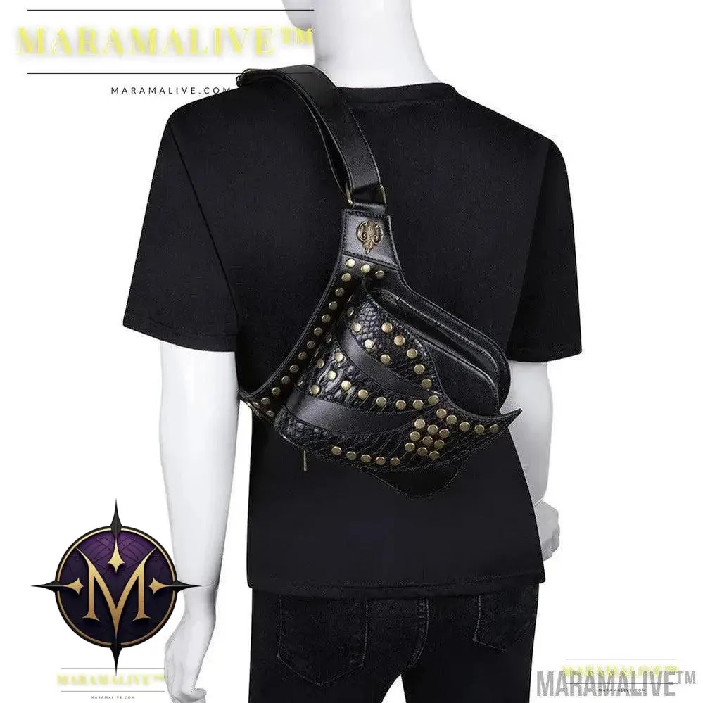 Steampunk Rock Locomotive Bag Shoulder Messenger Bag