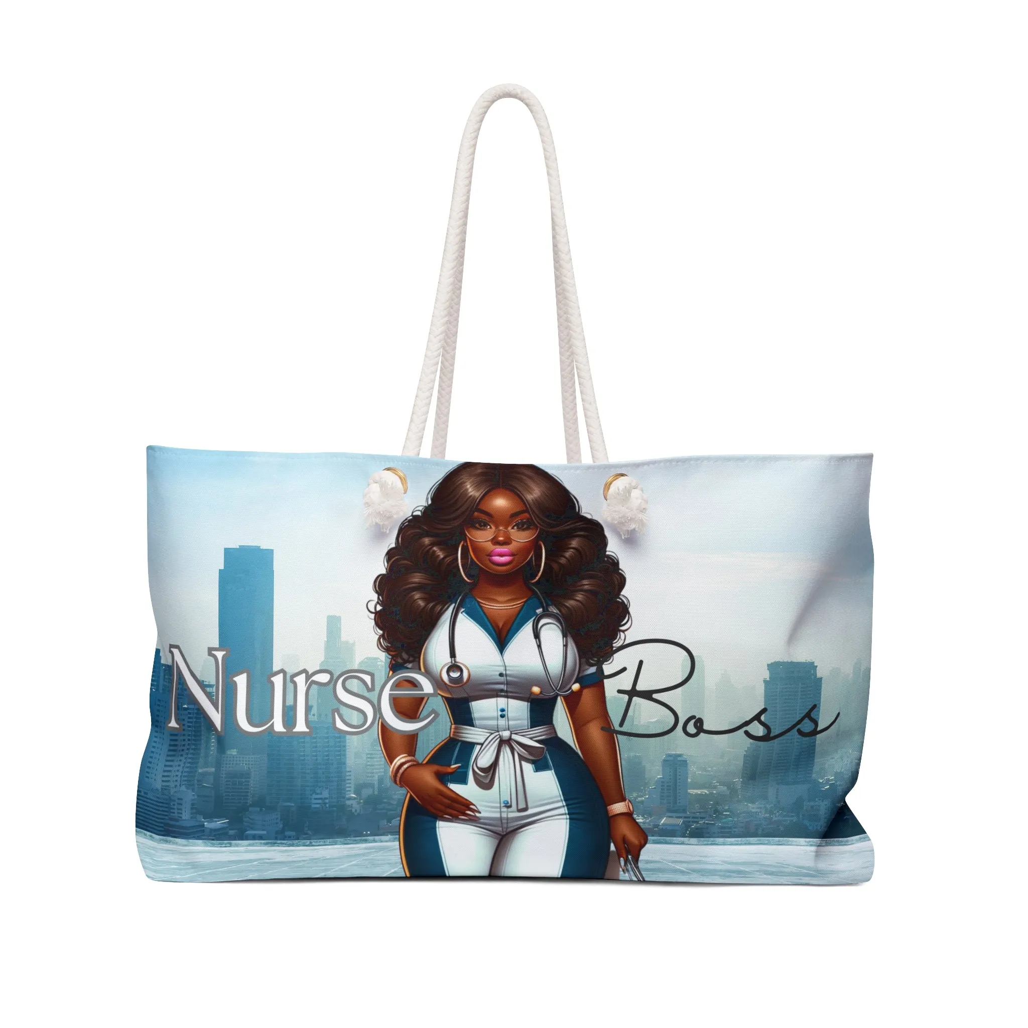 Teal Nurse Boss City Bag