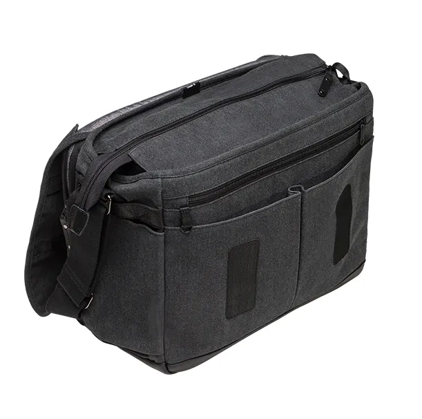 Tenba Cooper 15 Gray Canvas/Black Leather Luxury Bag