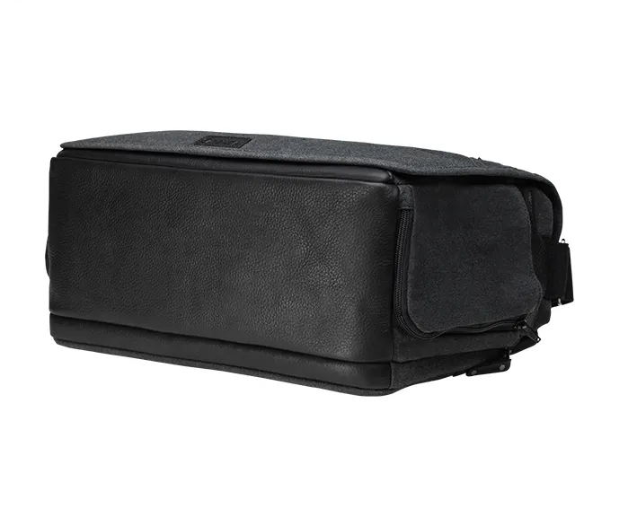 Tenba Cooper 15 Gray Canvas/Black Leather Luxury Bag
