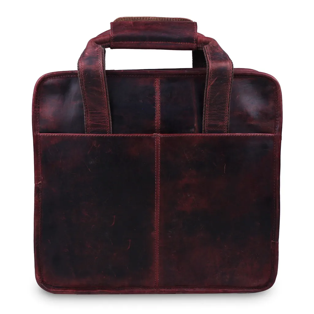 The 14 Inch Buffalo Leather Briefcase