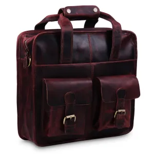 The 14 Inch Buffalo Leather Briefcase